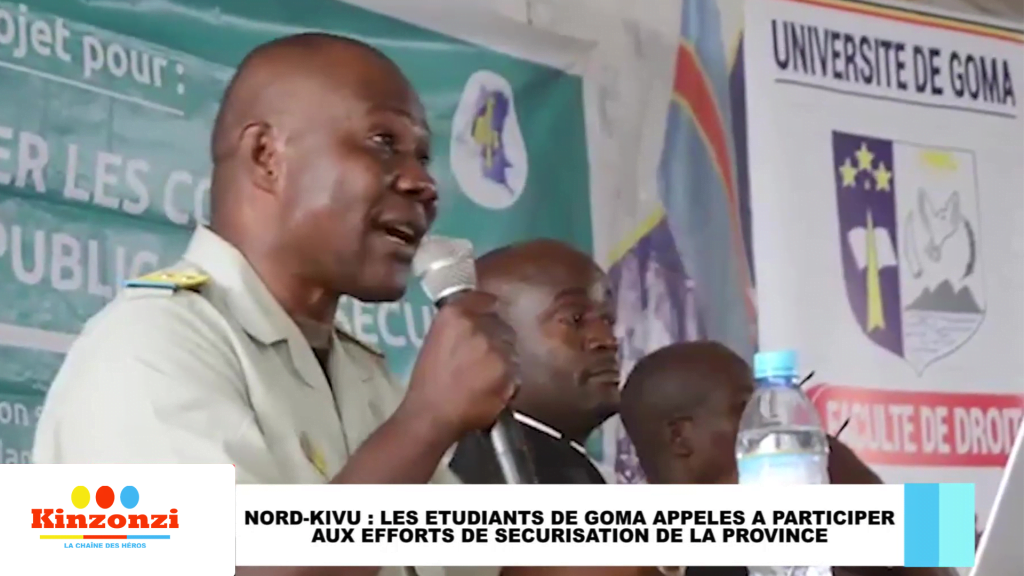 Nord-Kivu : Les étudiants de Goma appelés à participer aux efforts de sécurisation de la province