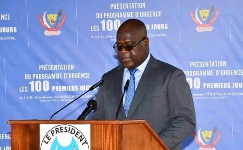 Le 2 mars 2019 au 2 mars 2022 donc 3 ans déjà depuis le Président Félix Tshisekedi lance le Programme des 100 jours