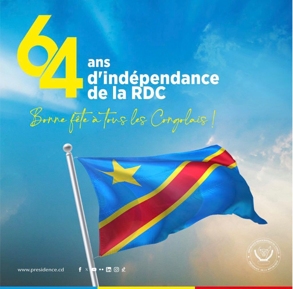 RDC : Un 64ème Anniversaire de l'Indépendance Assombri par les Conflits à l'Est