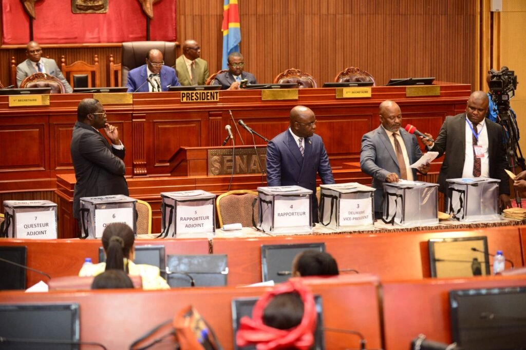 Jean Michel SAMA LUKONDE Élu Président du Bureau Définitif du Sénat en RDC