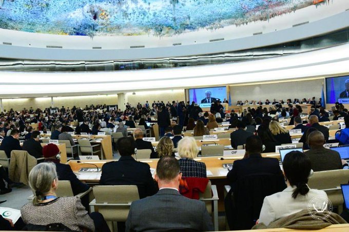 Colère et protestation de deux opposants congolais au Conseil des droits de l'homme de l'ONU à Genève, Franc Diongo et Jean Claude Mvuemba